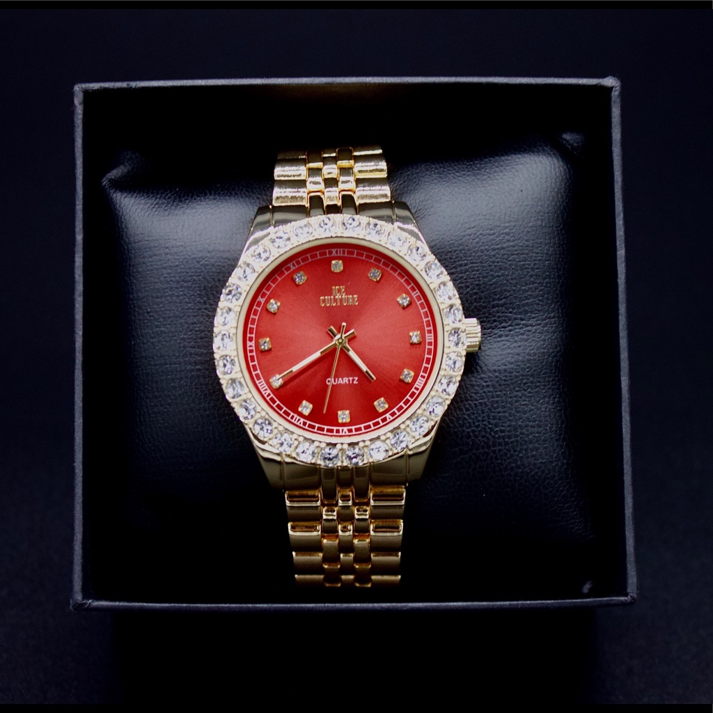 GoldRed Luxury Watch